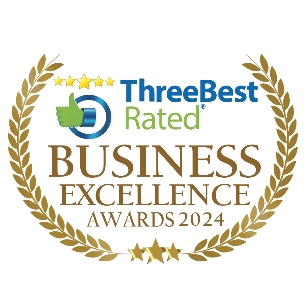 ThreeBest Rated Excellence Award Badge 2024